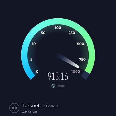 Digital Nomad Friendly Super Fast Internet Apartmán Alanya